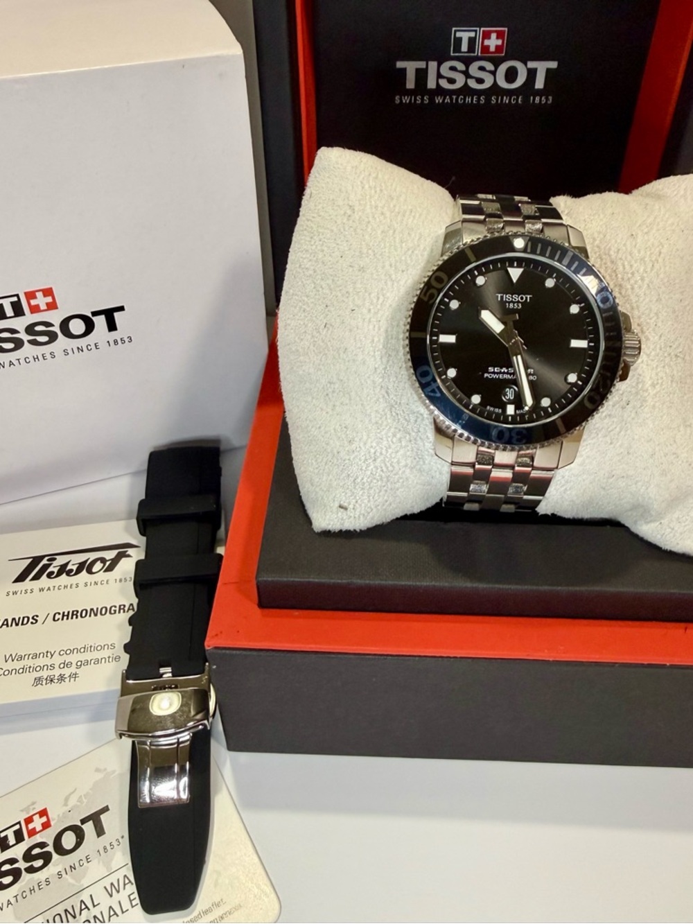 Tissot Seastar 1000 Powermatic Date Classic Sport Men's Watch - Picture 7 of 7